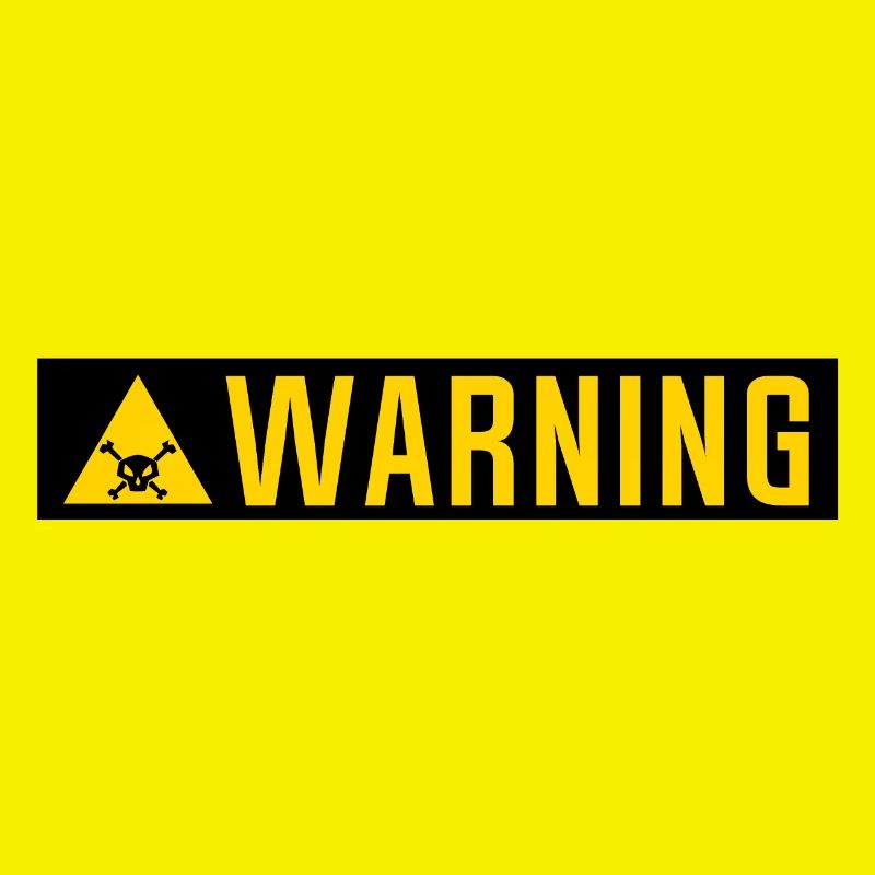 Warning-Panel Tod Kopf Dreiecksplatte