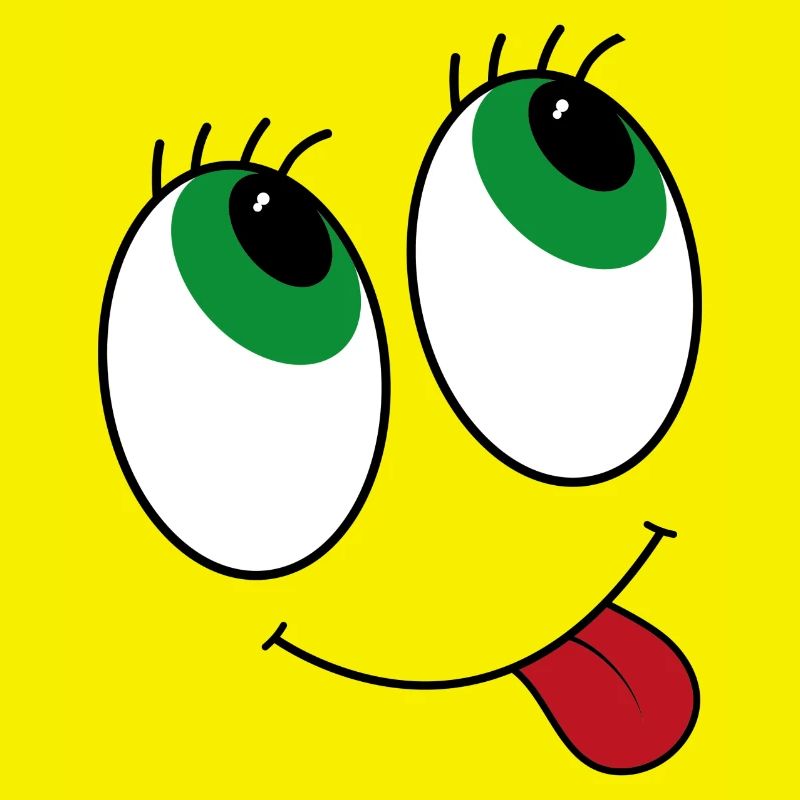 Comic-style eyes