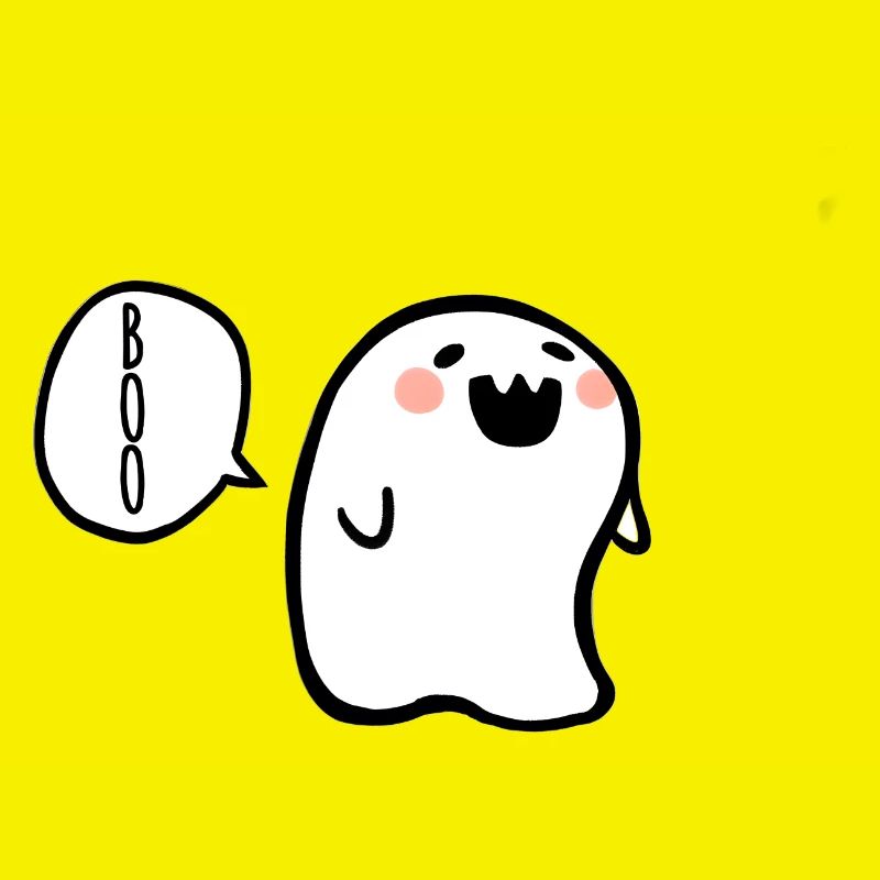 Surprised ghost