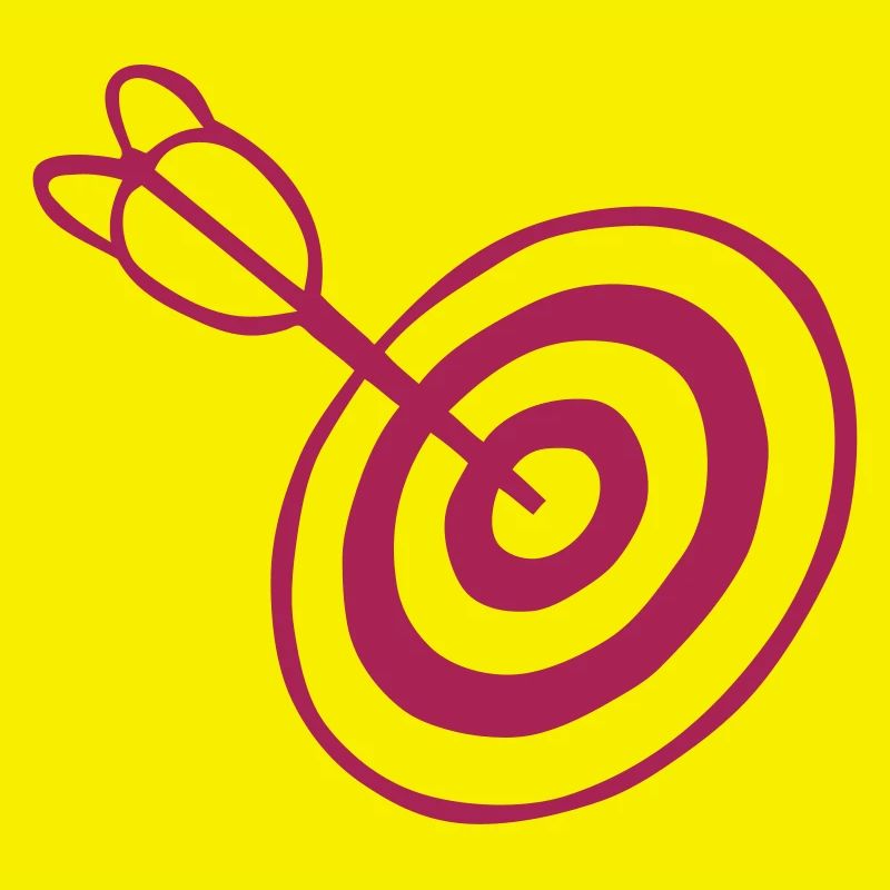 cible fleche flechette mille centre