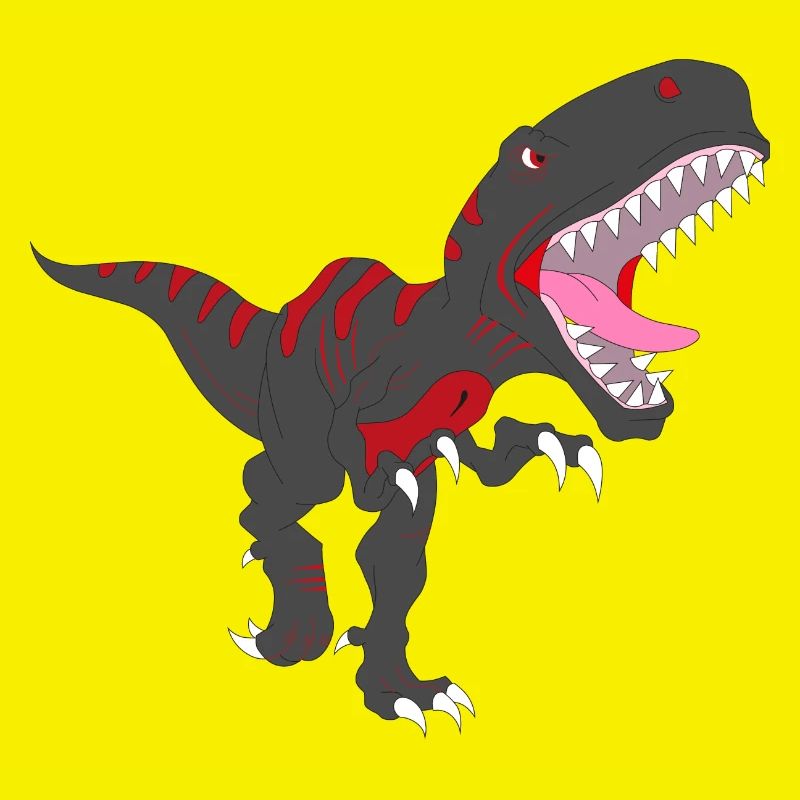 Black T-rex