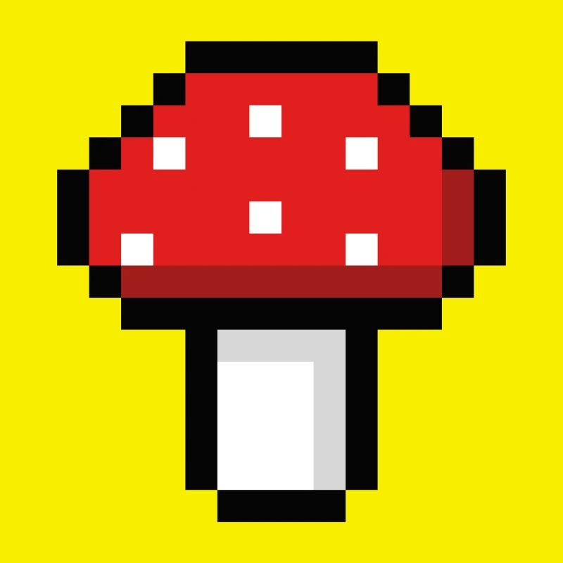 Champignon pixel