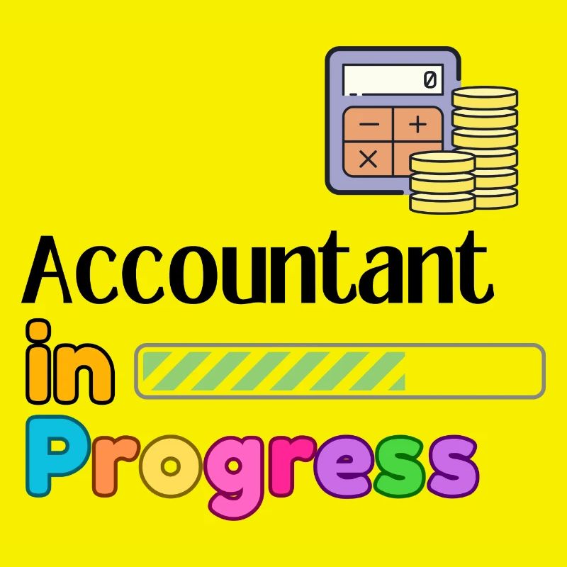 Accountant in progress Bester Buchhalter-Student