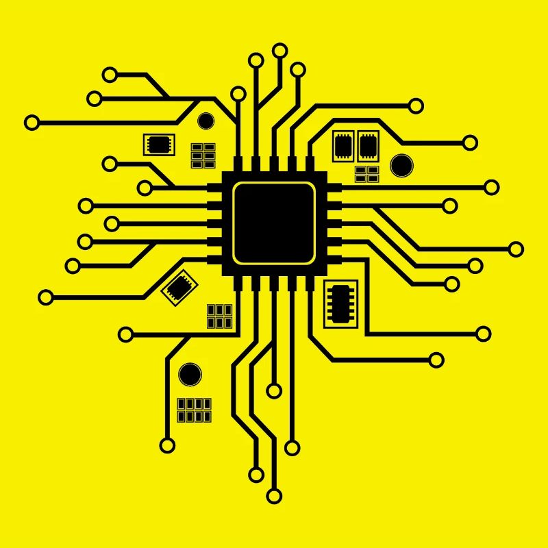 Herz-Chip-Prozessor-PC