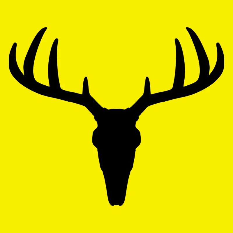 Hirschgeweih Silhouette