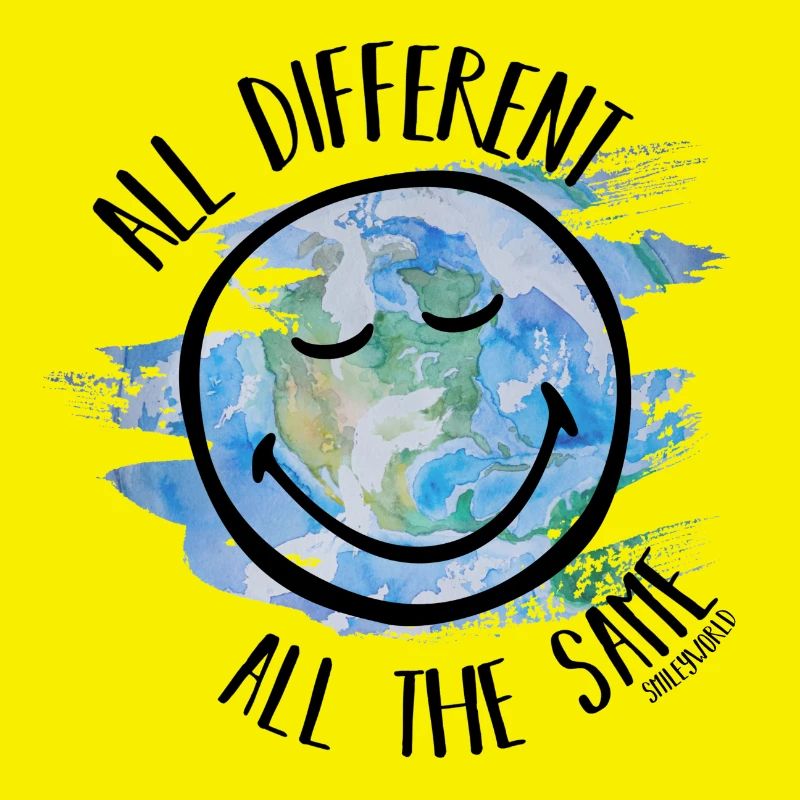 All Different All the Same Smileyworld black
