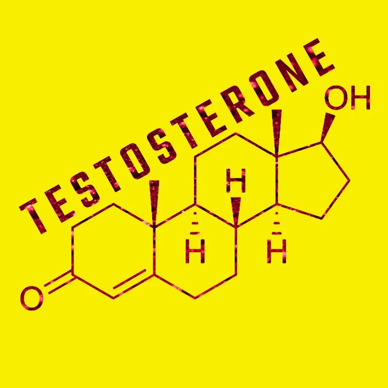molécule de testostérone