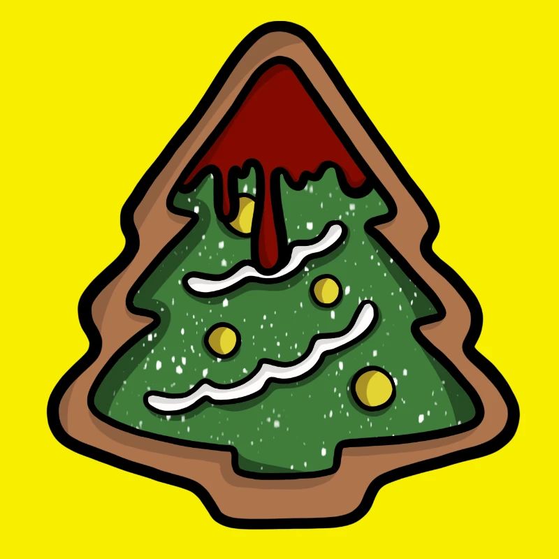 Biscuits sanglants pour sapin de Noël