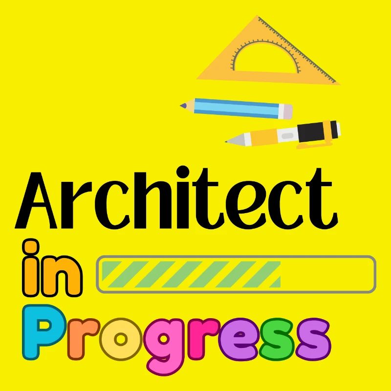 Architect In Progress Geschenk für Berufe