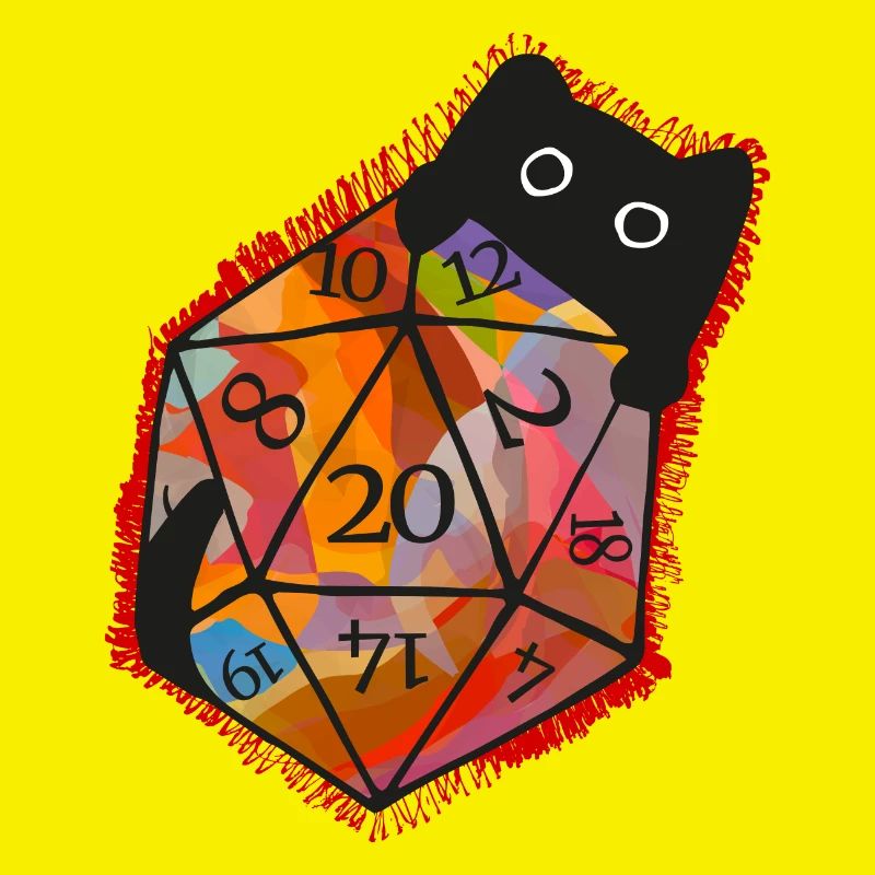Un chat mignon se cache derrière 20 cubes