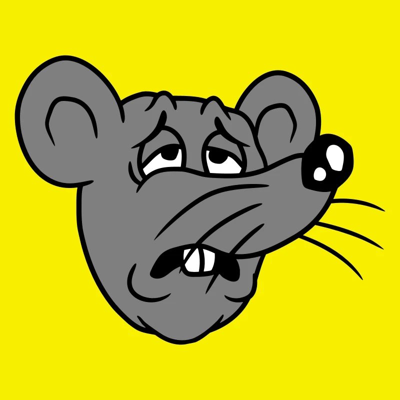 Mouse exhausted sad desperately tired suffering sweet
