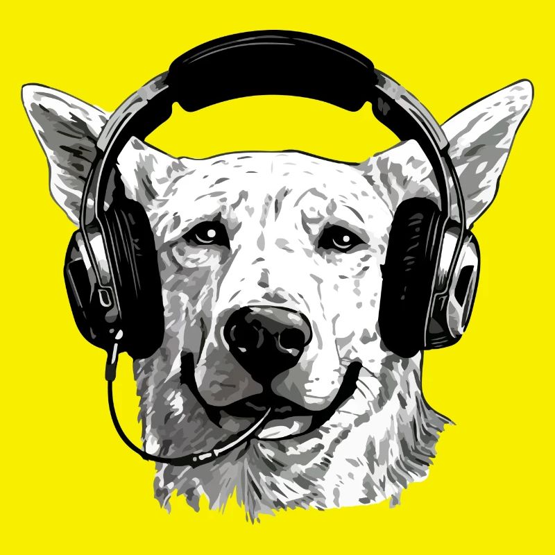 Jack der audiophile Hund