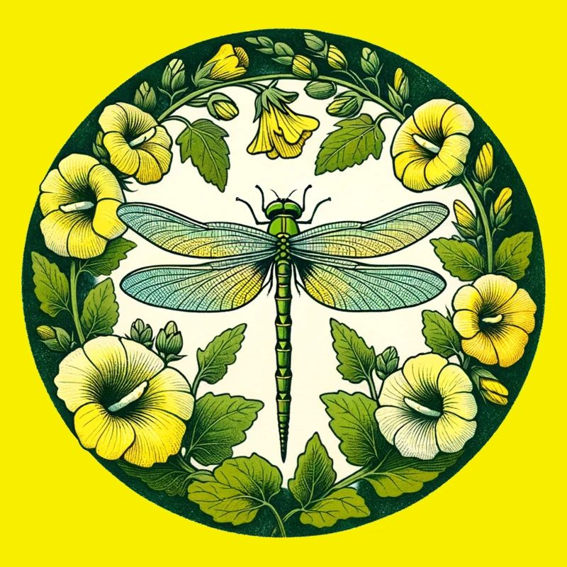 Libellule verte