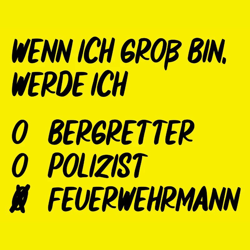 Ich werde Feuerwehrmann