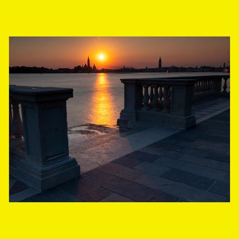 Coucher de soleil à Venise