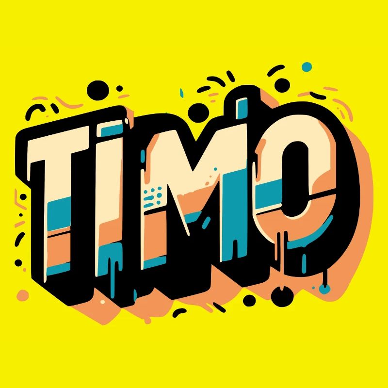 Timo Name Graffiti