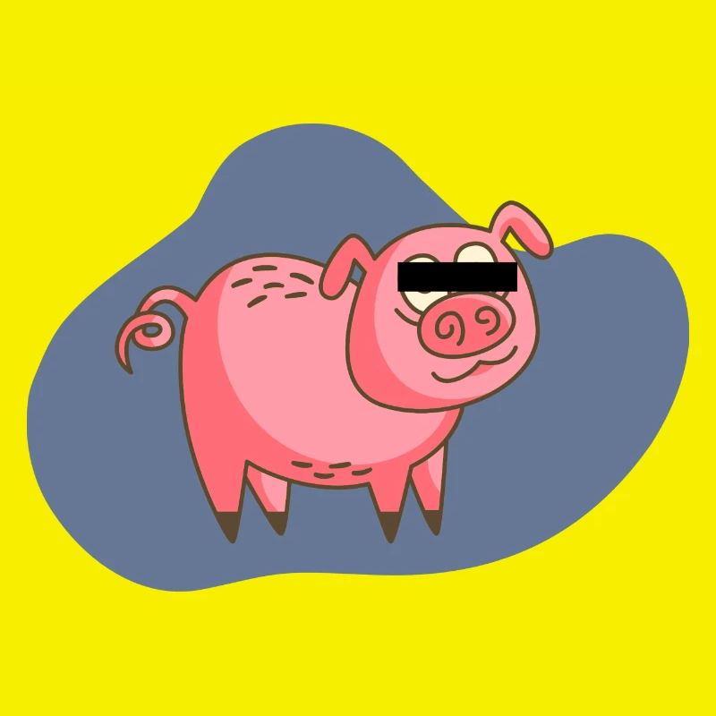 Cochon de dessin animé