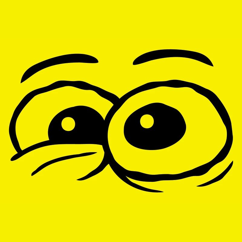 Design Comic Eyes Crazy