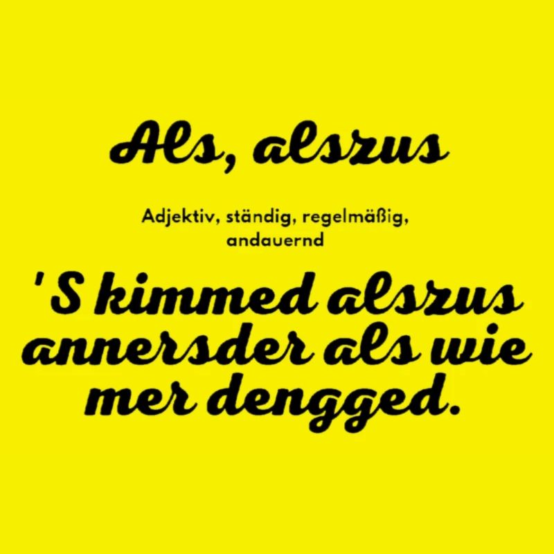 C’est comme si c’était le cas. Le dialecte de Kassel.
