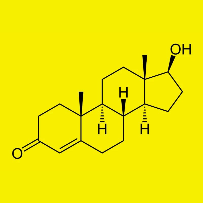 Testosterone - structural chemical formula