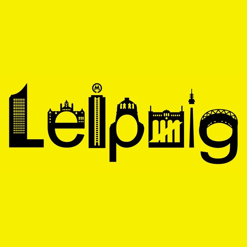 Leipzig Skyline with Landmarks