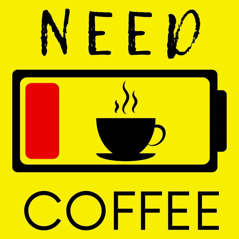 NEED COFFEE BLACK DESIGN