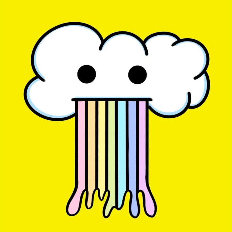 Rainbow Cloud Puke