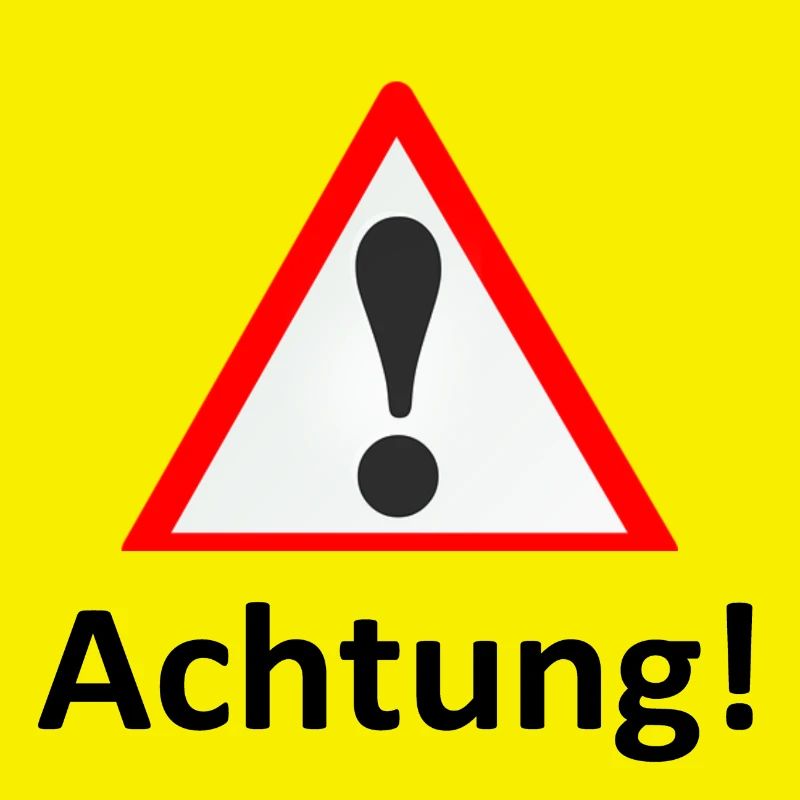 ¡Precaución! ¡Cuidado! ¡Precaución!