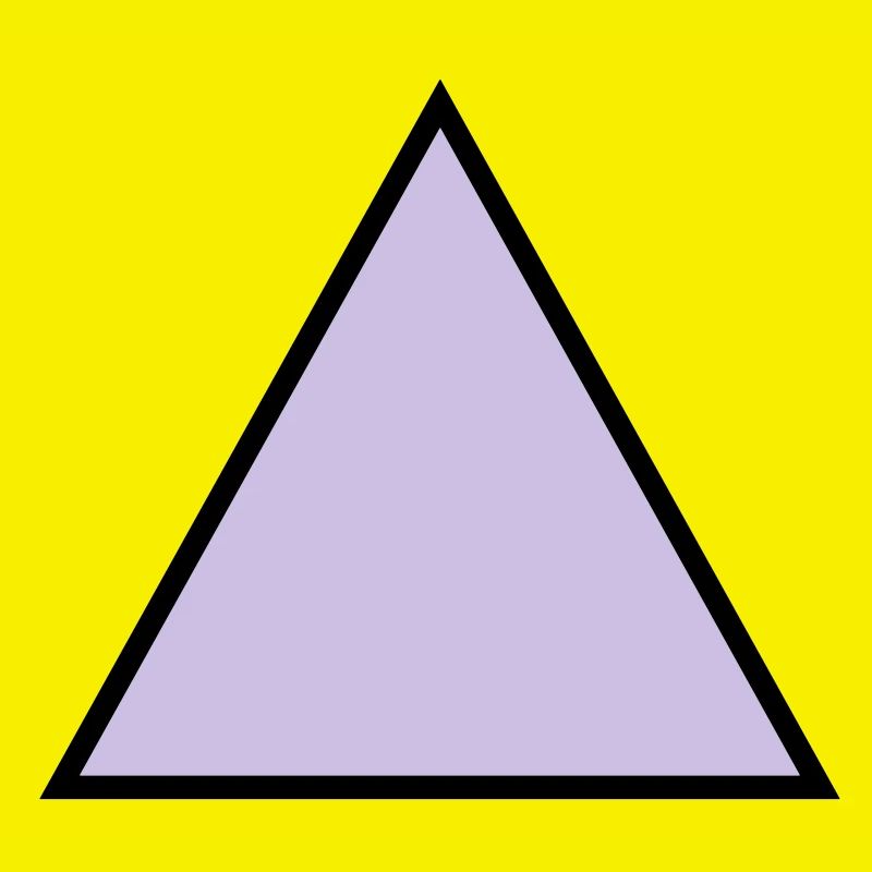 hipster triangle triangle shape