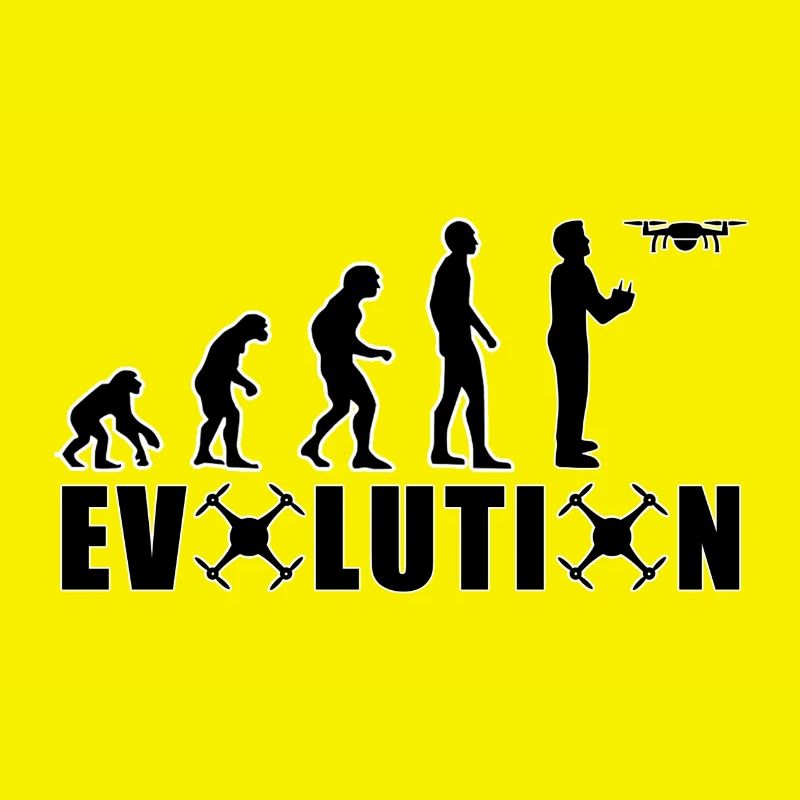 EVOLUTION DROHNE Geschenk Bodenpilot Fliegen