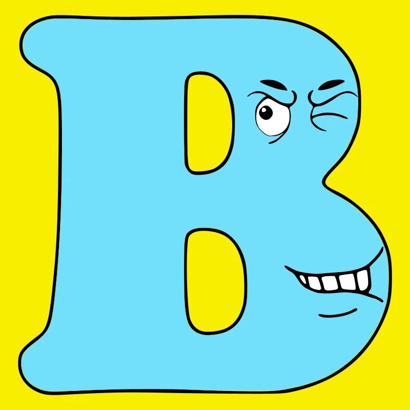 B