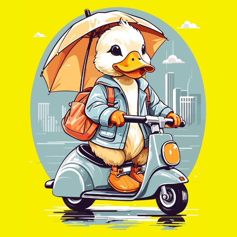 Duck with Roller