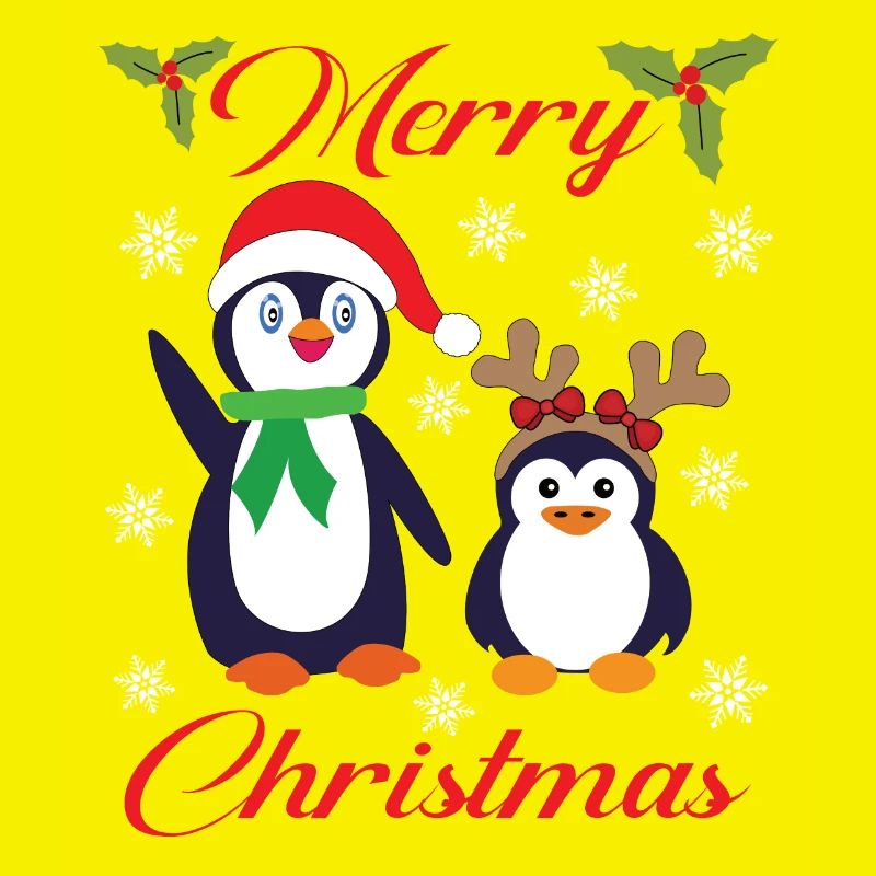 JOYEUX NOËL AVEC LES PINGOUINS DE NOËL