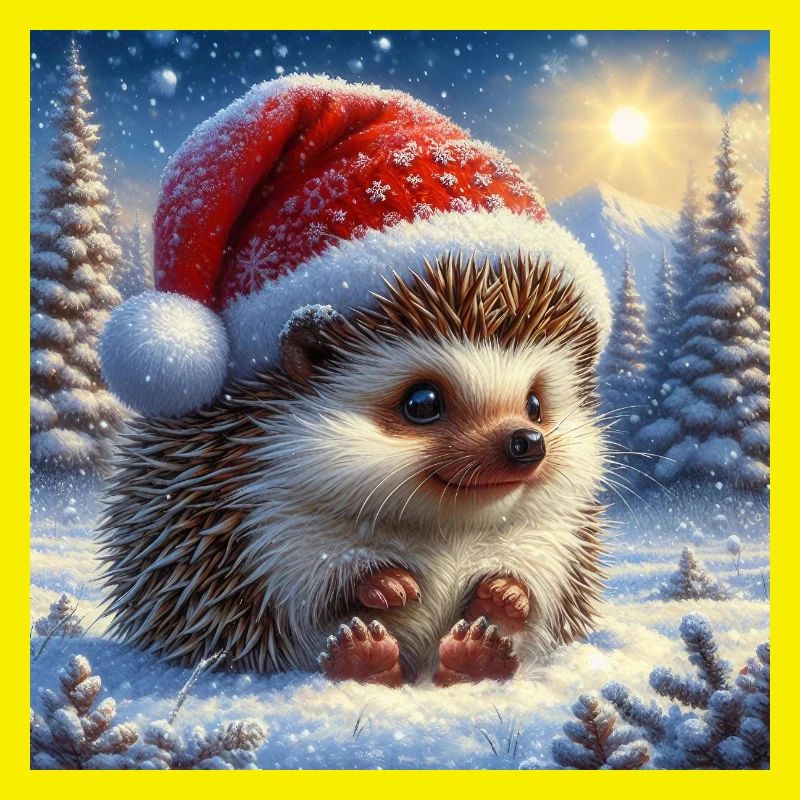 Hérisson de Noël
