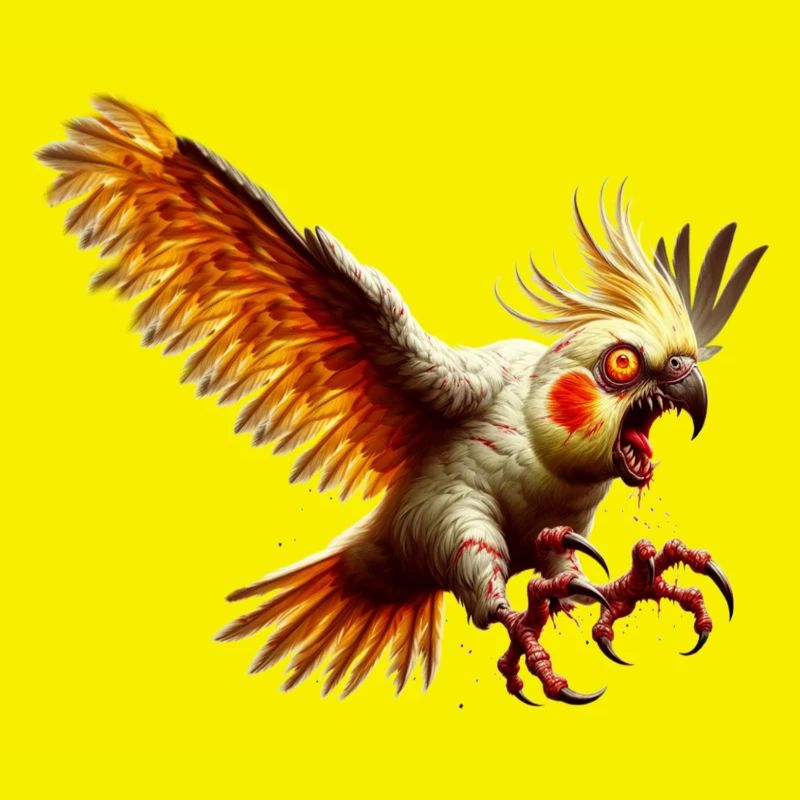 Oiseau maléfique - Calopsitte (14)