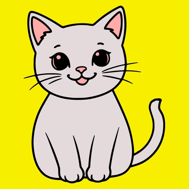 chaton gris