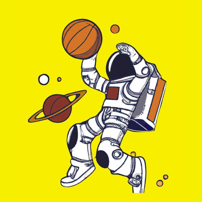 Astronaute Dunk Planète