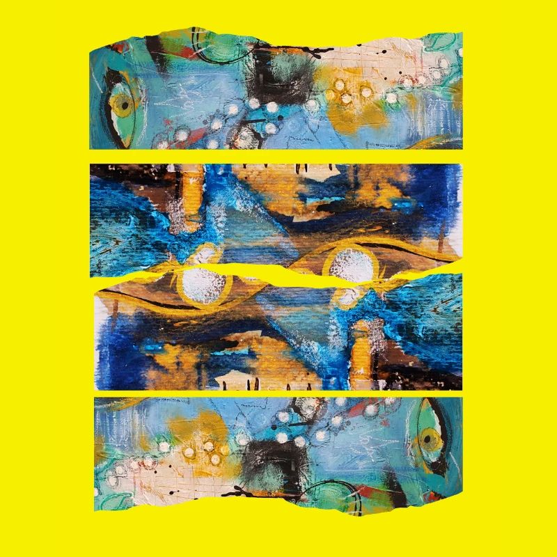 Abstract Colorful Expression