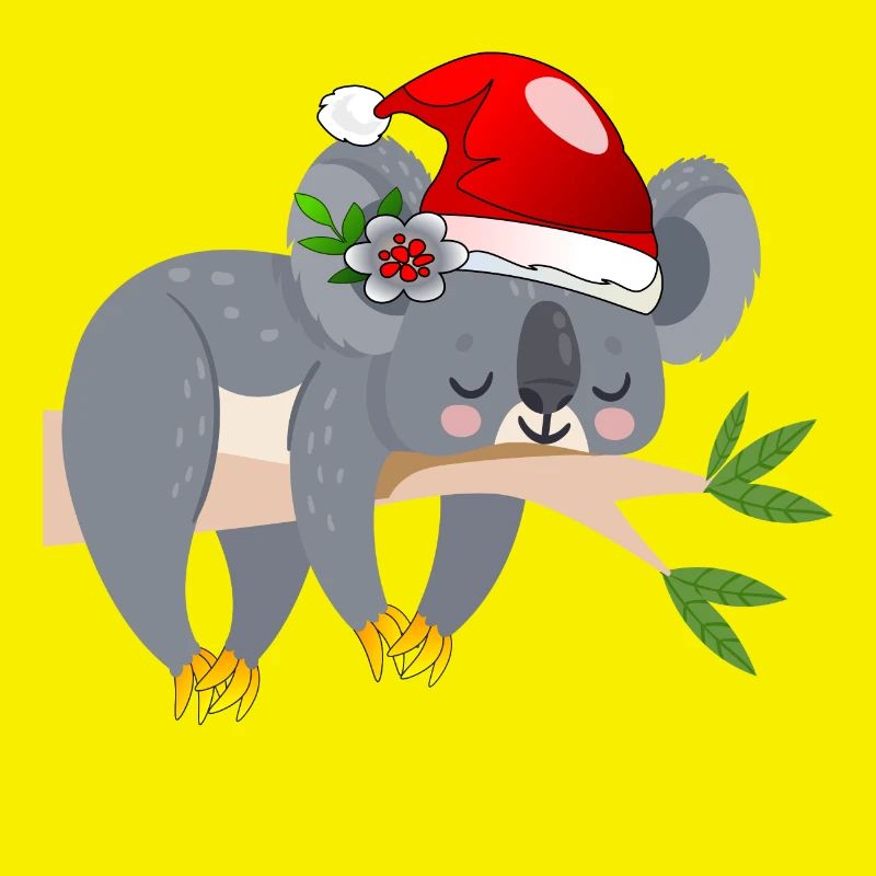 OURS KOALA DE NOËL