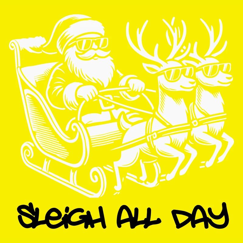 Cooler Santa – Sleigh All Day