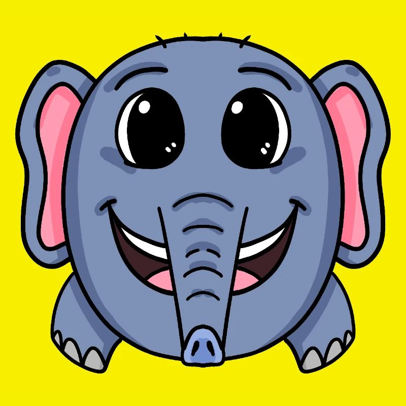Eléphant mignon