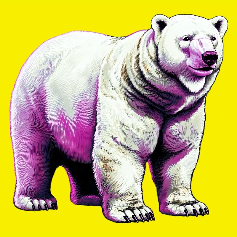 White polar bear