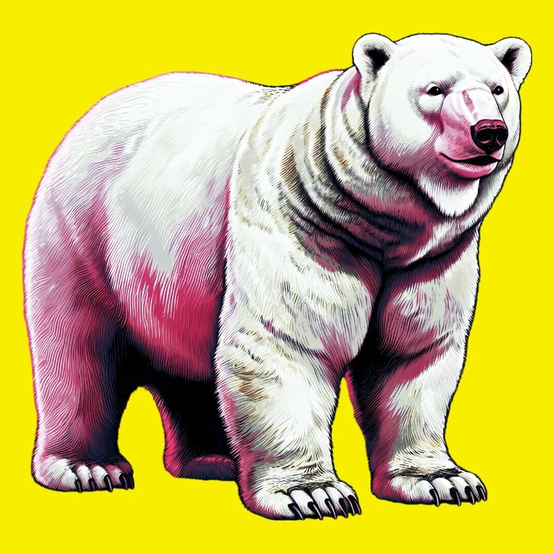 White polar bear