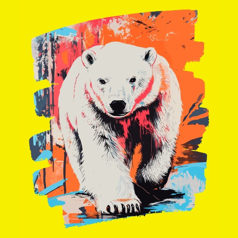 Polar Bear Graffiti Sprayer