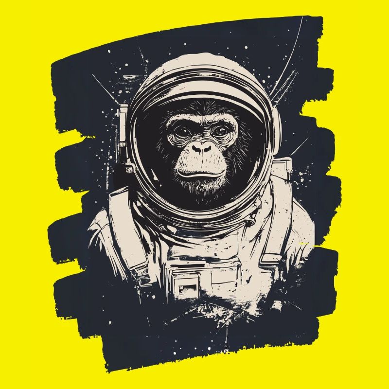 Affe Astronaut