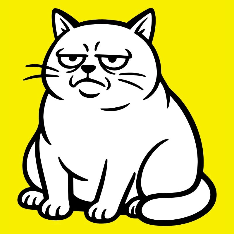 Gelangweilte Katze