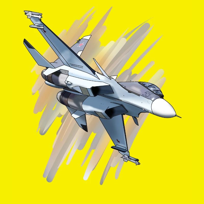 Kampfjet im Dynamikdesign