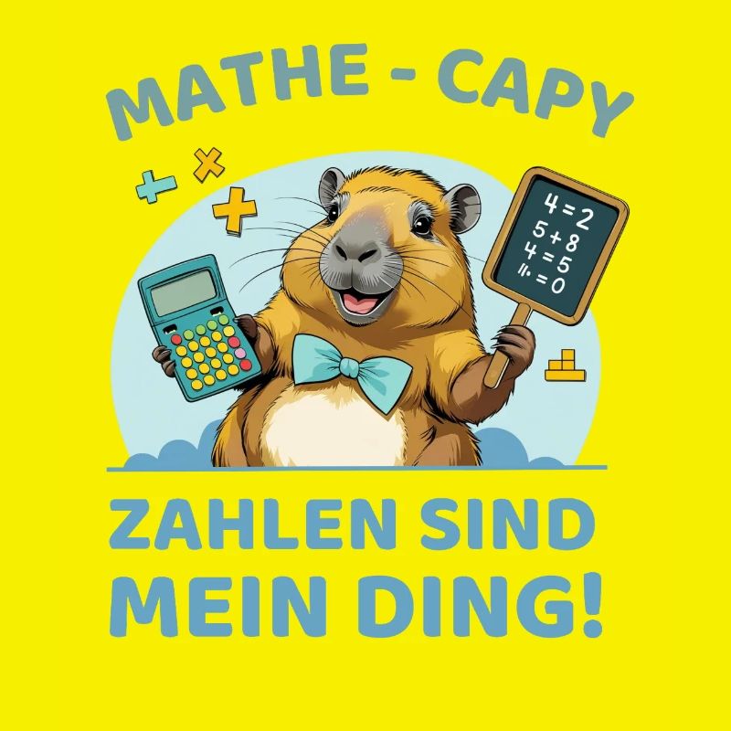 Math Capybara – Numbers are my thing!