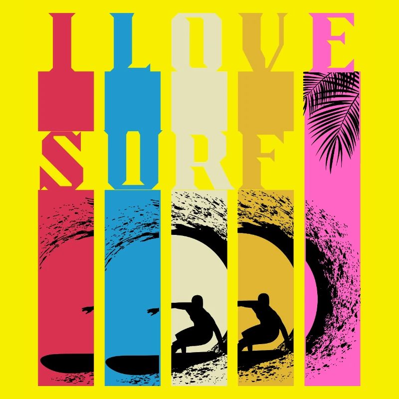 Multicolored Surf Waves