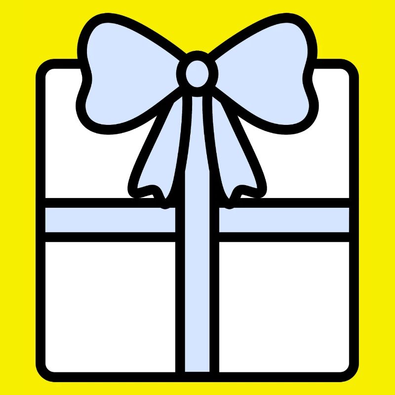 Elegante Geschenkbox mit Band